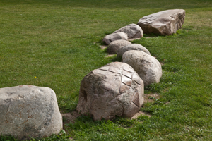 Stone Serpent in Bellahøj, detail