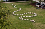 Stone serpent, Bellahøj, Copenhagen